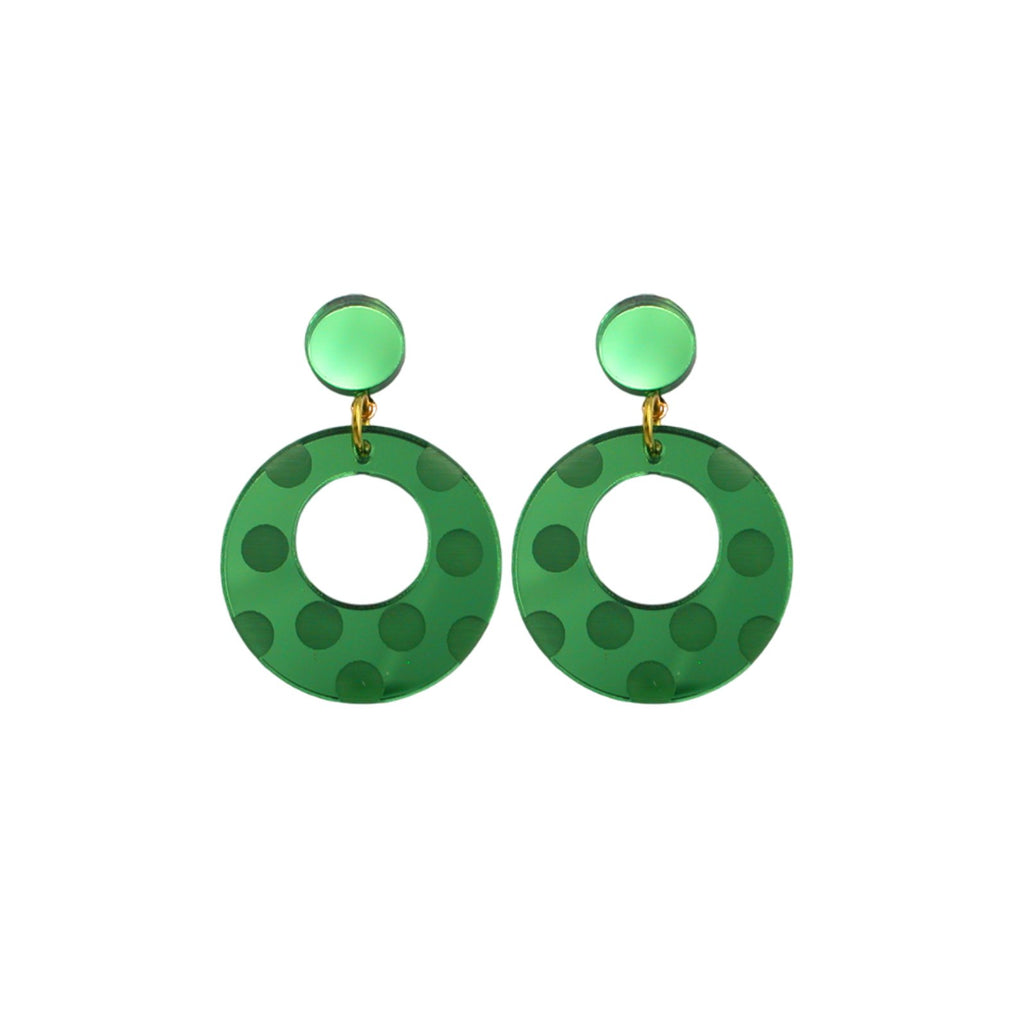 Mini mrror dot earring - Pure Flamenco