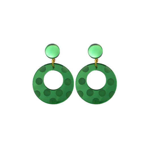 Mini mrror dot earring - Pure Flamenco