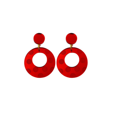 Mini mrror dot earring - Pure Flamenco