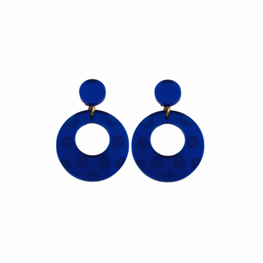 Mini mrror dot earring - Pure Flamenco