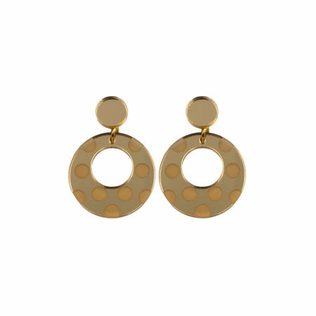 Mini mrror dot earring - Pure Flamenco