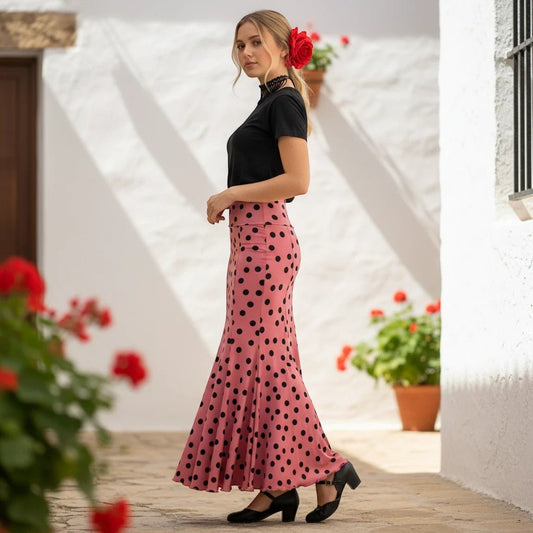 Polka Dot Basic Skirt - Pure Flamenco