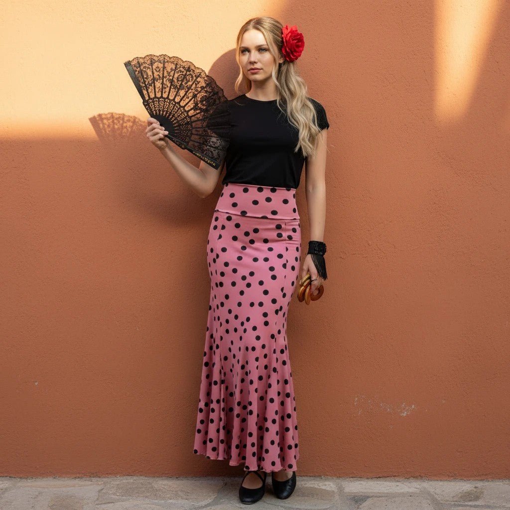 Polka Dot Basic Skirt - Pure Flamenco