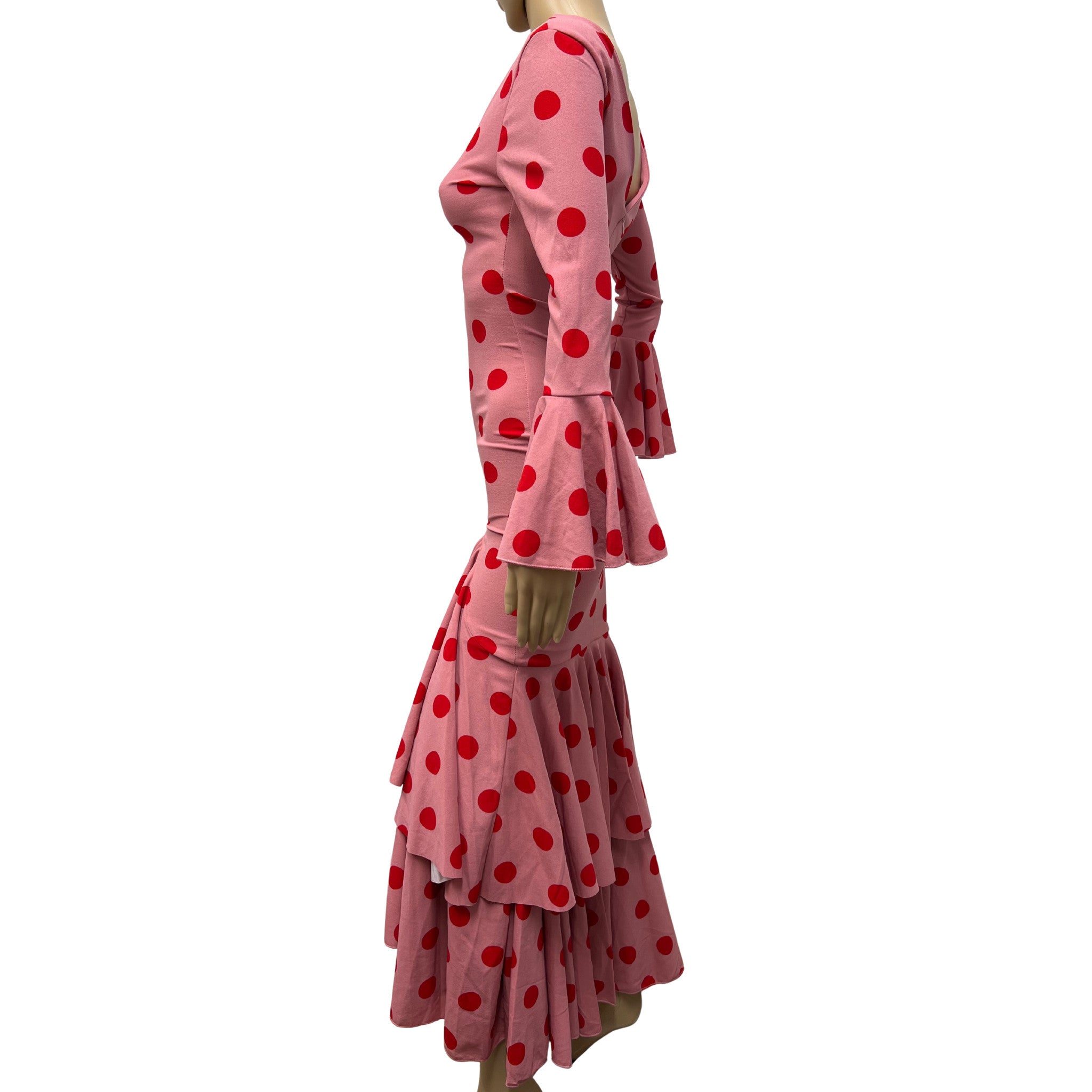 Polka Dot Dress Pink - Pure Flamenco