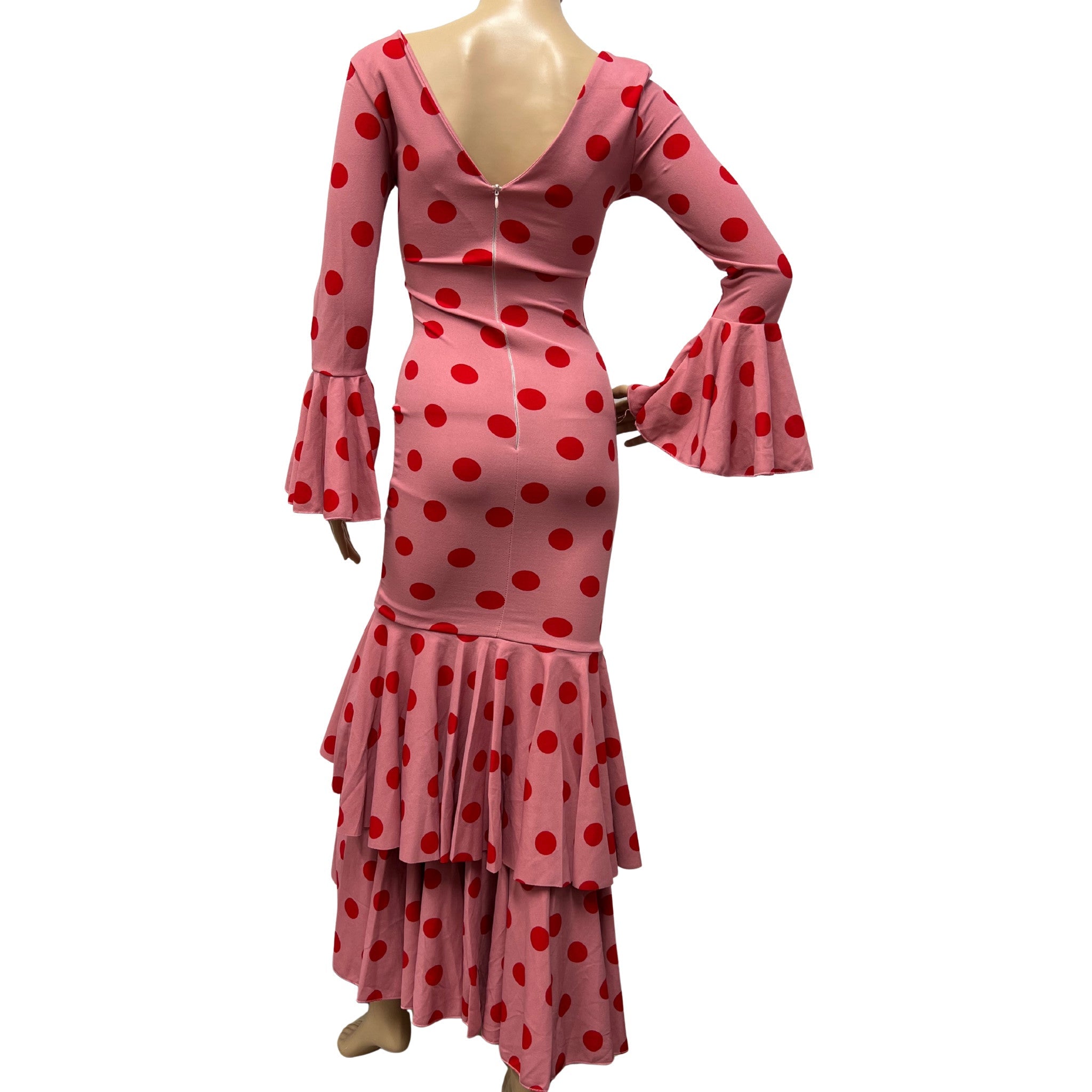 Polka Dot Dress Pink - Pure Flamenco