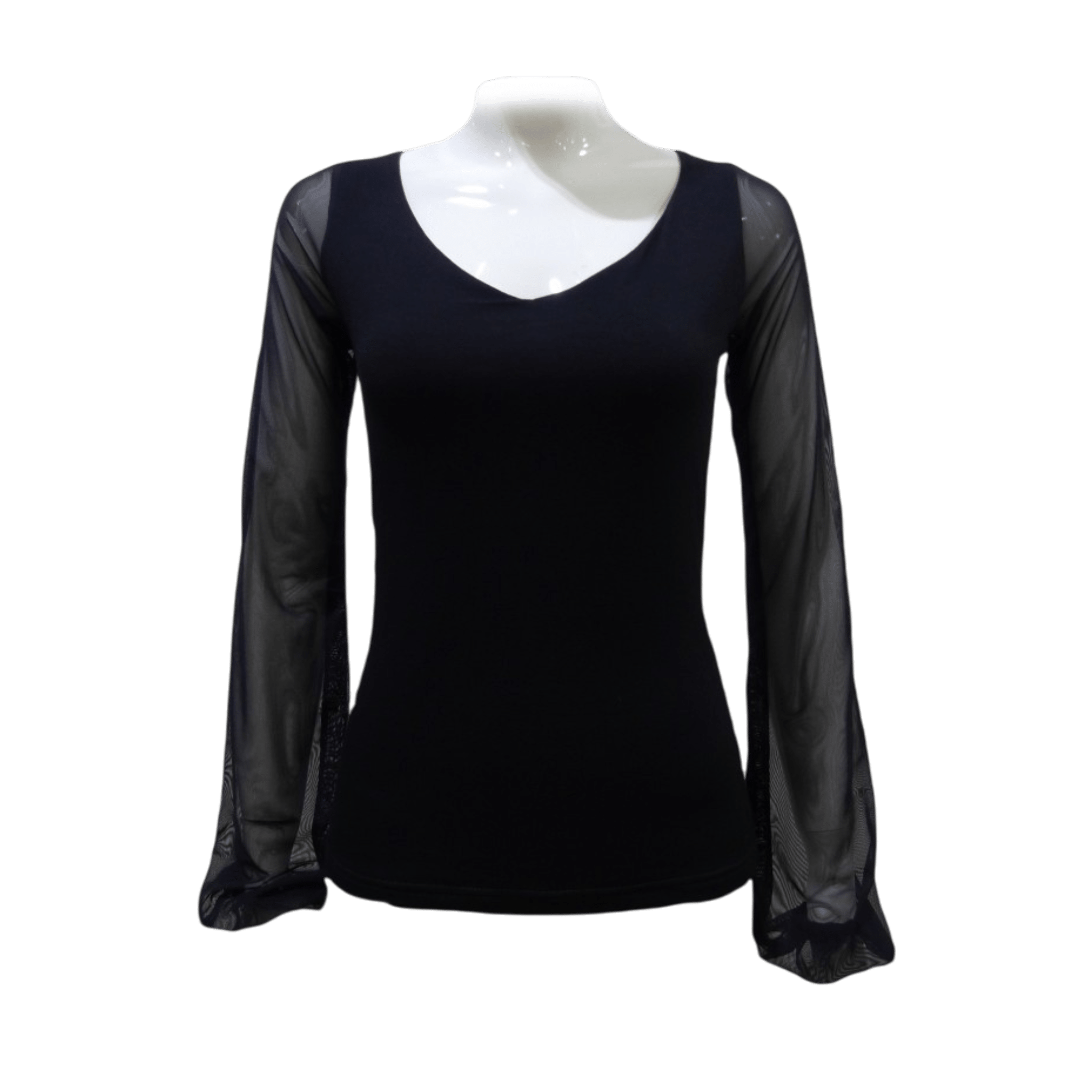 Tulle Sleeve Top - Pure Flamenco