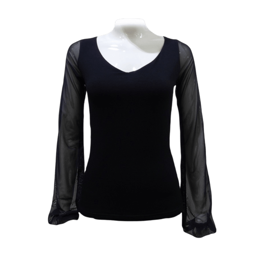 Tulle Sleeve Top - Pure Flamenco