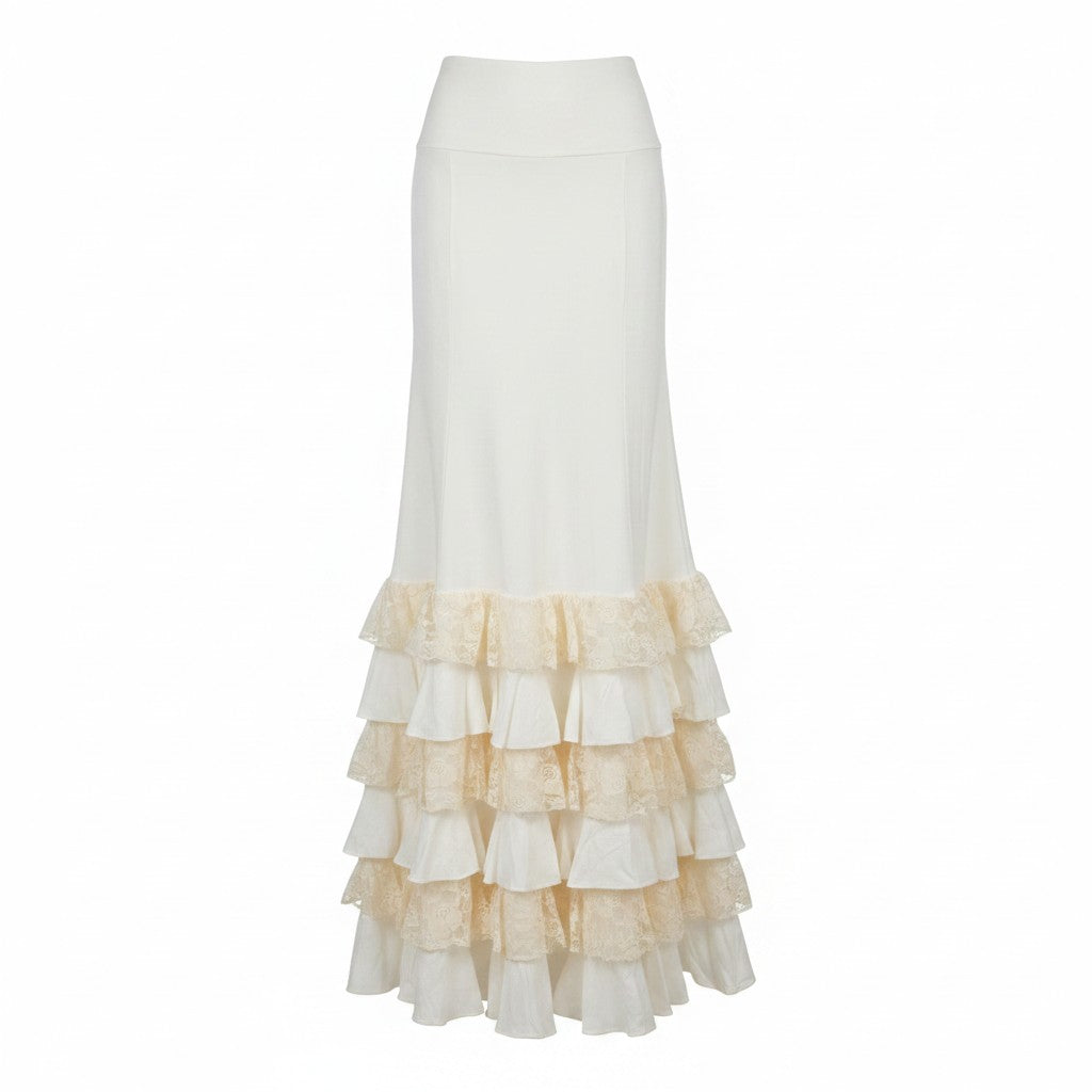 Six ruffle skirt