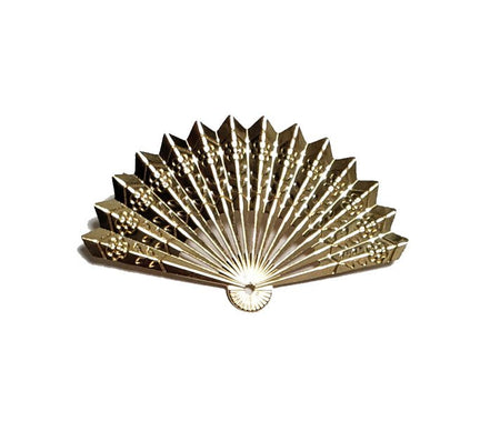 Gold Flamenco brooch