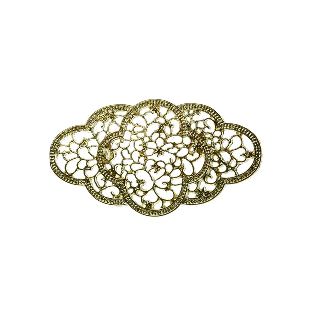 Gold Flamenco brooch