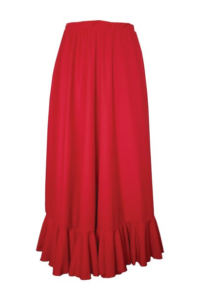 Girl Red flamenco skirt