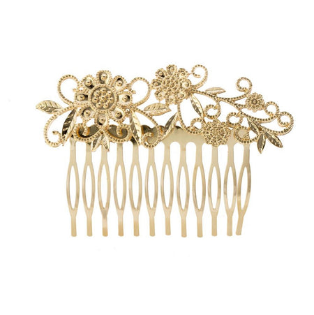 Gold flamenco hair comb