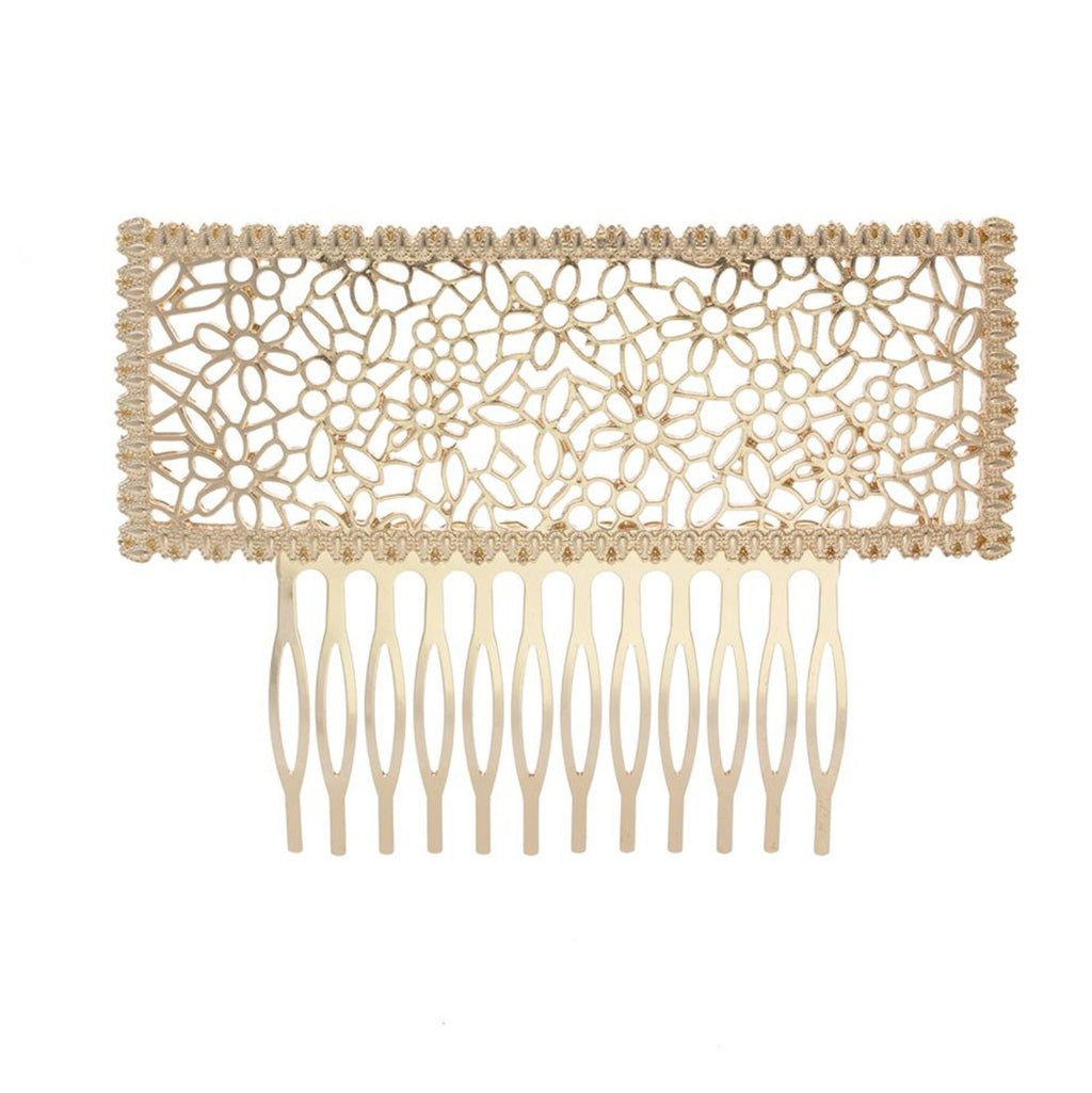 Gold flamenco hair comb