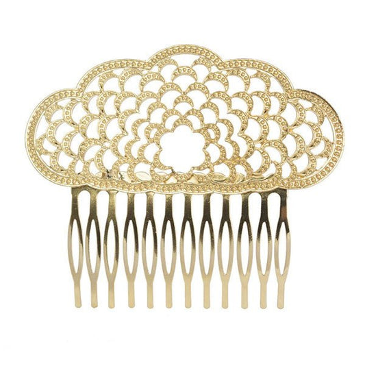 Gold flamenco hair comb