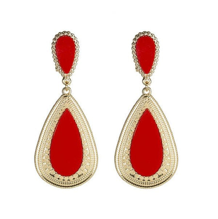 Gold teardrop 3" (8 Colors) - Pure Flamenco