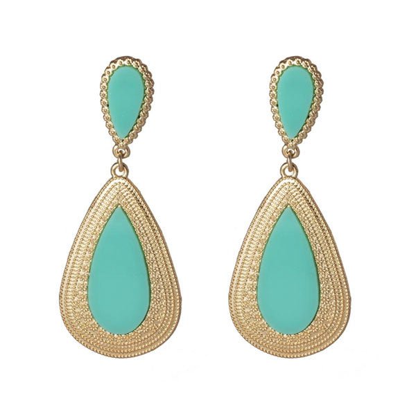 Gold teardrop 3