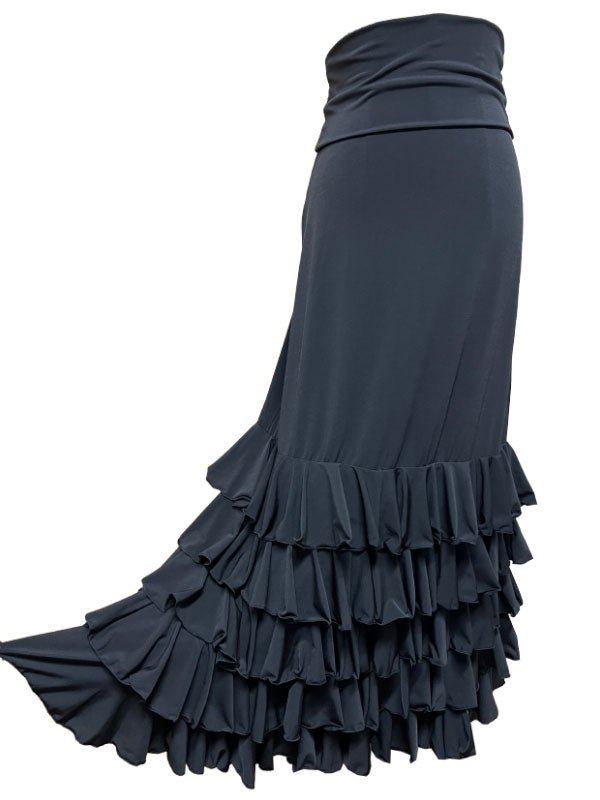 Black flamenco skirt