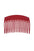 Red flamenco hair comb