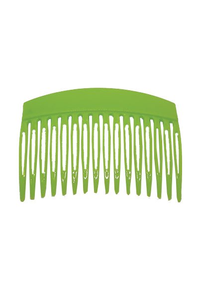 Green flamenco hair comb